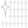 50Pcs 304 Stainless Steel Pendants STAS-HY0001-50-1