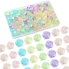 180Pcs 6 Colors Transparent Acrylic Beads OACR-FS0001-91-3