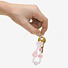 40Pcs UV Plating Acrylic Beads OACR-SP0001-84-6