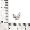 Brass Micro Pave Clear Cubic Zirconia Charms CU-CBA3D76-03P-04-3