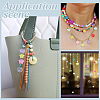 130Pcs 2 Styles Transparent Acrylic Beads MACR-ME0001-23-4