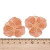 Spray Painted Iron Bead Caps IFIN-Z004-02D-3