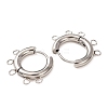 304 Stainless Steel Hoop Earring Findings STAS-D183-02E-P-3