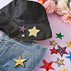 Star Computerized Embroidery Polyester Iron On Patches PATC-TAC0001-02-8