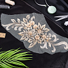 3D Flower Pattern Computerized Embroidery Appliques PATC-WH0002-006-5