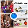 GOMAKERER 12Pcs 6 Colors Handmade Blown Glass Beads GLAA-GO0001-06-5