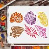 Large Plastic Reusable Drawing Painting Stencils Templates DIY-WH0202-204-6