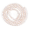 Opaque Solid Color Electroplate Glass Beads Strands EGLA-A039-P2mm-B06-3