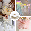 Polyester with Plastic Pearl Bead Wrinkle Ribbon OCOR-WH20003-63C-4