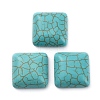 Synthetic Turquoise Cabochons TURQ-WH0001-03H-1
