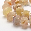 Natural Cherry Blossom Agate Beads Strands G-K195-04A-2