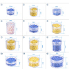 Plastic Bead Containers CON-BC0004-22B-43x40-3