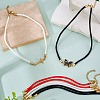 6Pcs 3 Colors 3MM Round Nylon Twisted Cord Necklace Making AJEW-TA00059-7