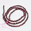 Natural Garnet Bead Strands G-R344-2mm-26-2