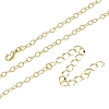 3MM Brass Textured Cable Chain Necklaces for Women KK-CBA4FD4-12G-4