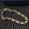 6MM 304 Stainless Steel Lumachina Chain Bracelets SA-CBA2696-14G-3