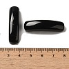 Natural Obsidian Connector Charms G-G095-01D-3