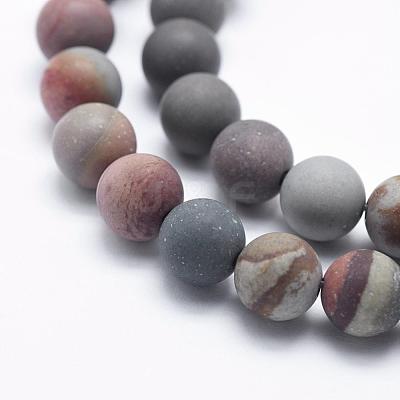 Natural Ocean Agate/Ocean Jasper Beads Strands G-G716-02-6mm-1