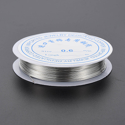 Round Copper Jewelry Wire X-CWIR-S002-0.6mm-01-1