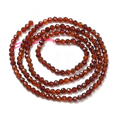 Natural Garnet Bead Strands G-G663-03-2mm-01-1