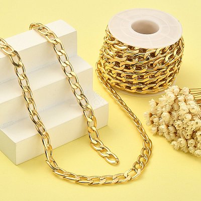 Aluminium Curb Chains CHA-CJC0001-01G-1