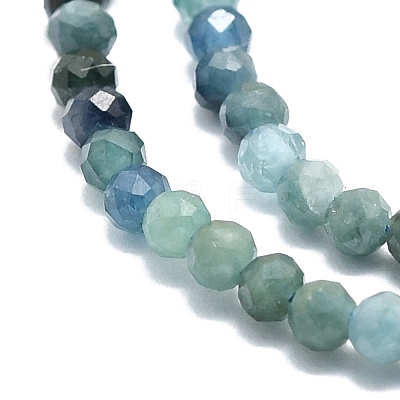 Natural Gradient Blue Tourmaline Beads Strands G-P457-A01-14A-1