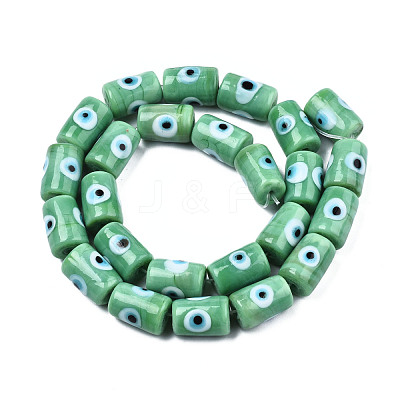 Handmade Evil Eye Lampwork Beads LAMP-N029-013F-1