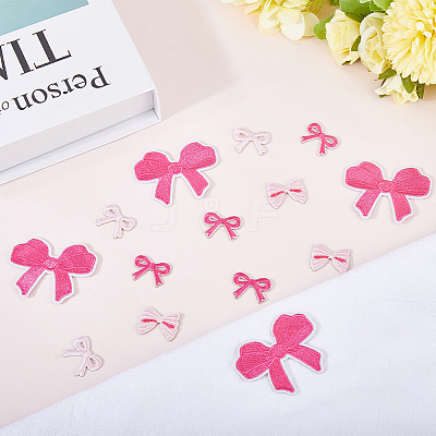24Pcs 4 Styles Computerized Embroidery Cloth Iron on/Sew on Patches DIY-CY0001-28-1