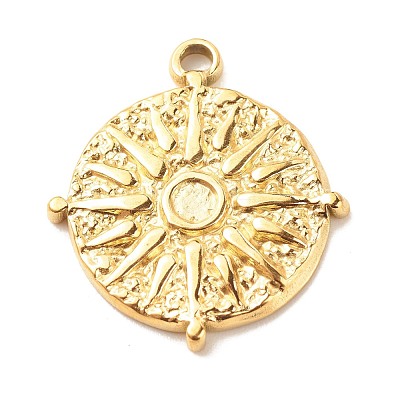 201 Stainless Steel Pendants STAS-G258-01G-1
