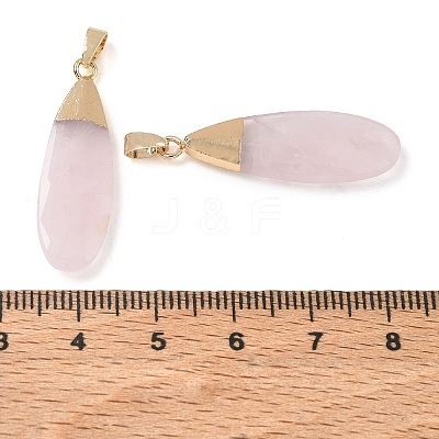 Natural Rose Quartz Pendants GG-CBA9F30-03G-07-1