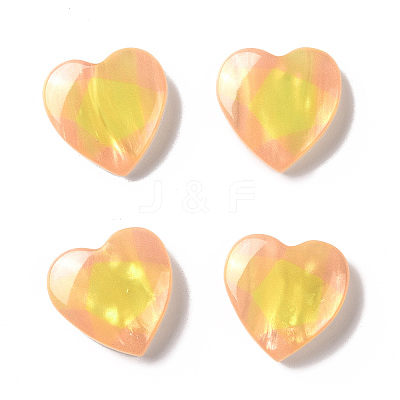 Printed Opaque Resin Cabochons FIND-E020-09C-10-1