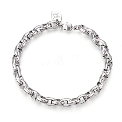 Brass Chain Bracelets BJEW-N032-05P-1