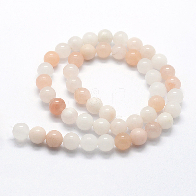 Natural Pink Aventurine Beads Strands G-I199-22-6mm-1