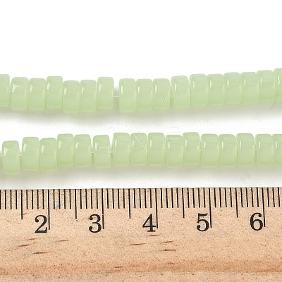 Glass Imitation Jade Beads Strands GLAA-I060-01E-1