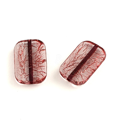 Mixed Crackle Style Transparent Acrylic Beads X-MACR-R546-28-1