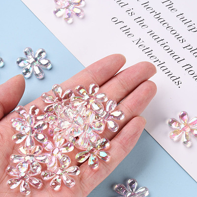 Transparent Acrylic Beads TACR-S154-35C-902-1