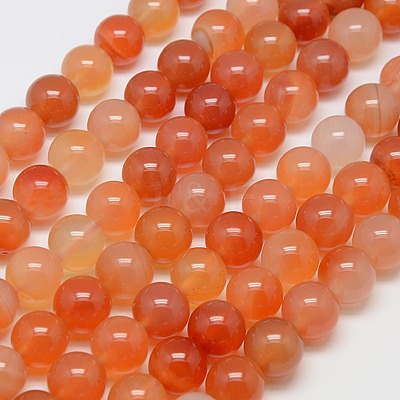 Natural Carnelian Beads Strands G-N0006-12mm-17-1