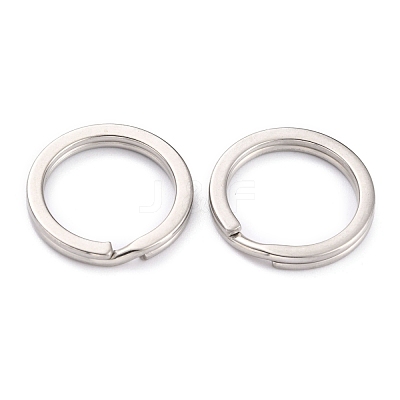 Non-Tarnish 304 Stainless Steel Split Key Rings STAS-H153-01D-P-1