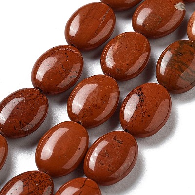Natural Red Jasper Beads Strands G-P528-M18-01-1