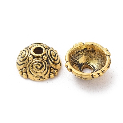 Alloy Bead Caps PALLOY-EA9034Y-AG-1