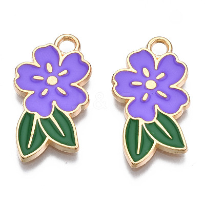 Alloy Enamel Pendants ENAM-Q446-002C-RS-1