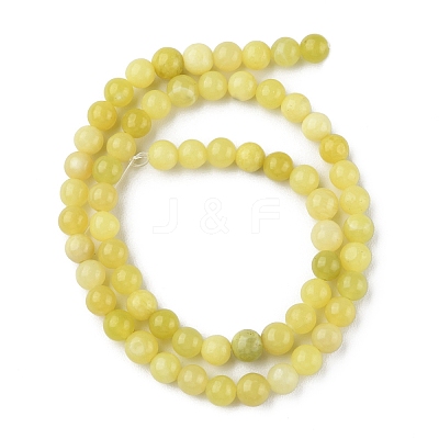 Natural Lemon Jade Beads Strands G-G0003-C02-C-1