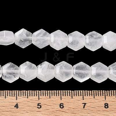 Natural Quartz Crystal Beads Strands G-G463-A13-8x9mm-1