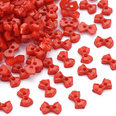 2-Hole Plastic Buttons BUTT-N018-028-04-1
