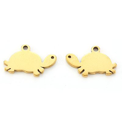 PVD Vacuum Plating 304 Stainless Steel Charms LS-STAS-N092-30G-1