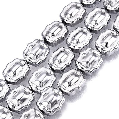 Electroplate Glass Beads Strands EGLA-T021-05M-1