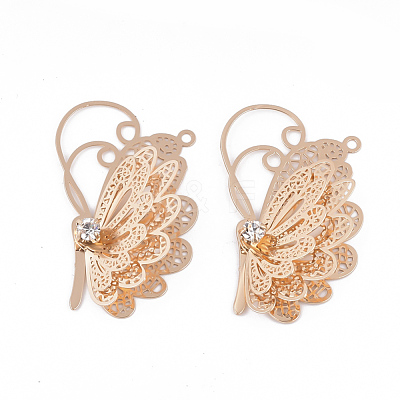 Brass Pendants KK-S353-016LG-1