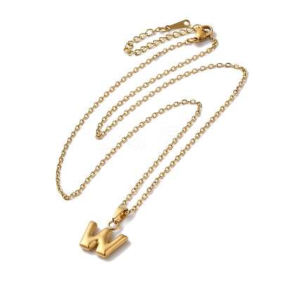 PVD Vacuum Plating 201 Stainless Steel Necklaces NJEW-H033-01G-W-1
