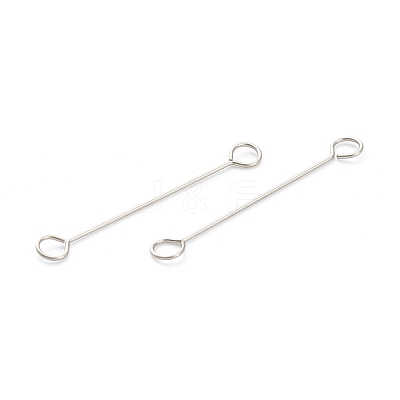 Non-Tarnish 316 Surgical Stainless Steel Eye Pins X-STAS-P277-A02-P-1