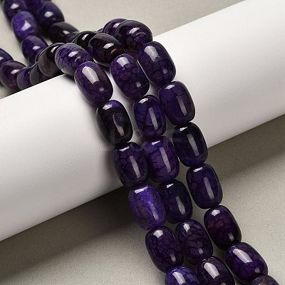 Natural Dragon Veins Agate Beads Strands G-D317-A01-05-1